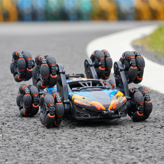 Cool 8 Wheels Hand Controlled rc Stunt Car Toys